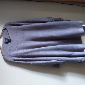 Grey Poncho/ warm